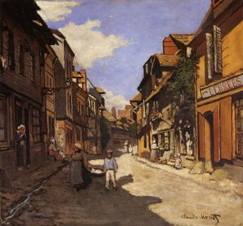 尅勞德 莫奈 Le Rue de La Bavolle at Honfleur